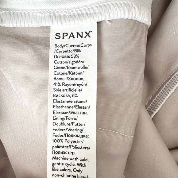 NWT Spanx Slim Straight Pant in White Size Large - Picture 11 of 14